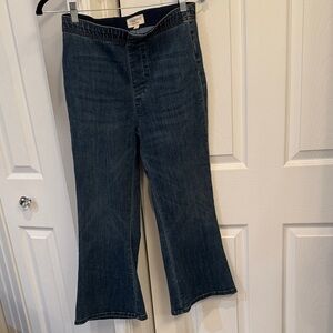 Pilcro blue flare jeans